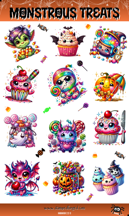 🎃 Monstrous Treats Sticker Sheet