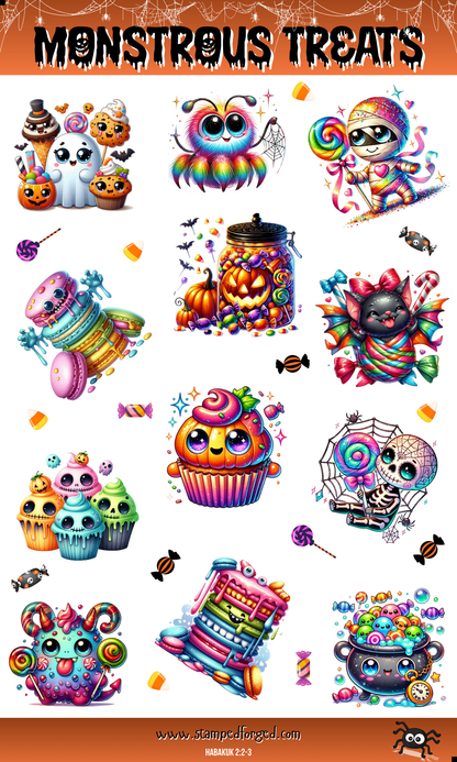 🎃 Monstrous Treats Sticker Sheet