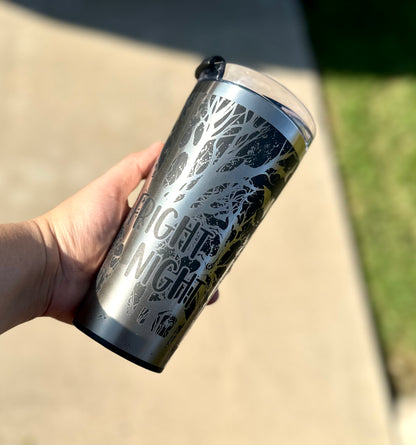 🦇 Fright Night – 20oz Full Wrap Tumbler