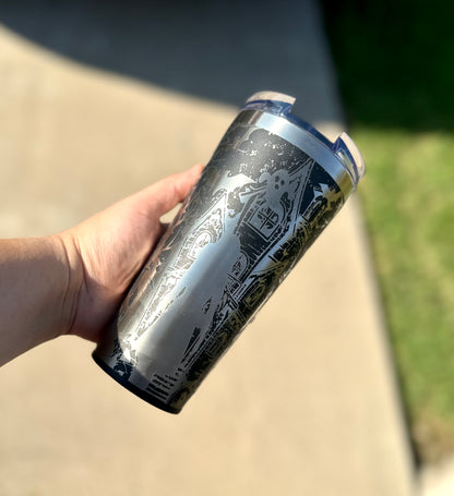 🦇 Fright Night – 20oz Full Wrap Tumbler